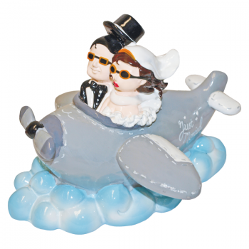 Sparkasse "Just Married Flugzeug"